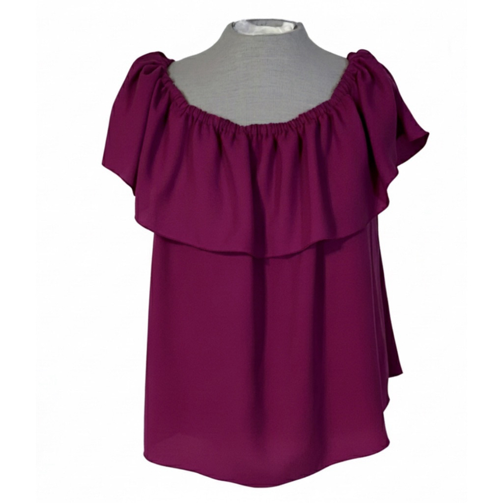 Aritzia Wilfred Promener Off the Shoulder Blouse Women’s Large Pink